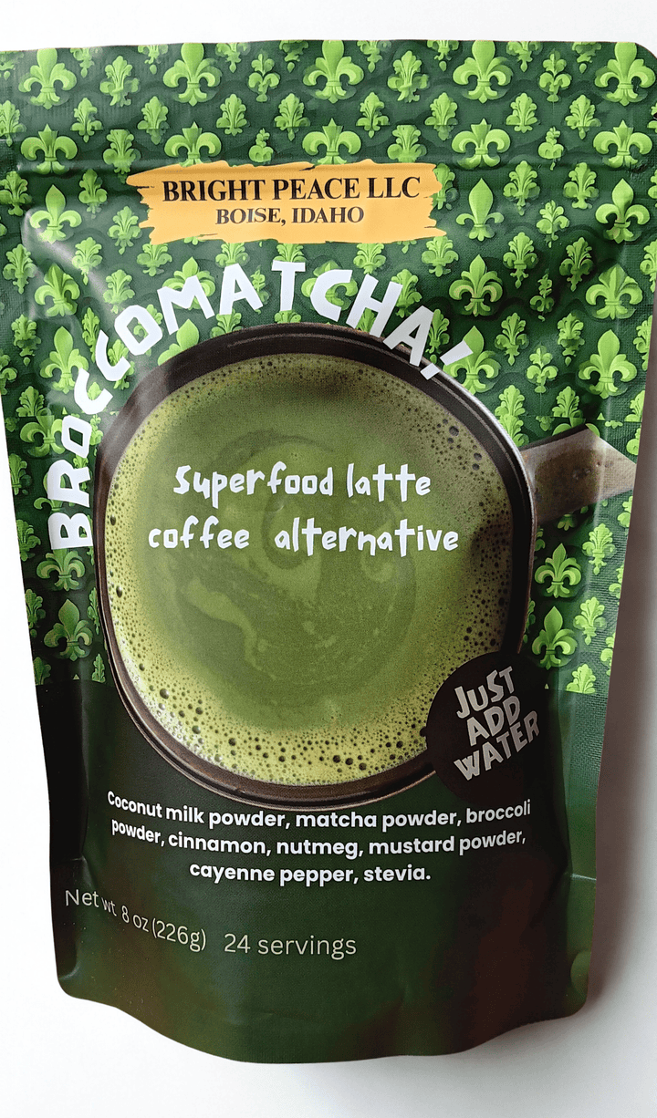 Bright Peace superfood latte Brocco Matcha Latte: Antioxidant & Anti-inflammatory Powerhouse (Pre-Order Now)
